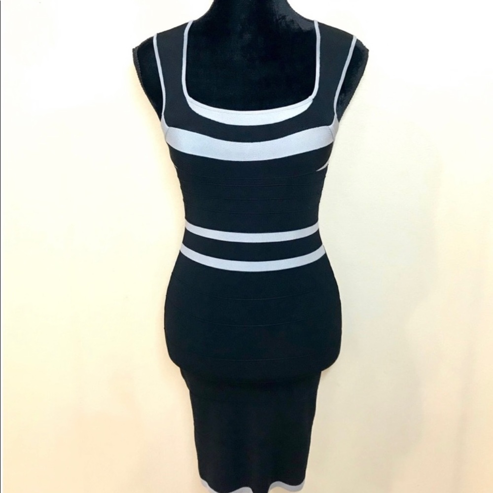 Black bandage dress